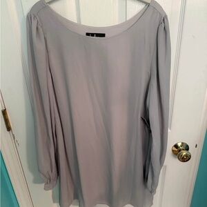 Gray Lulus Long Sleeve Dress